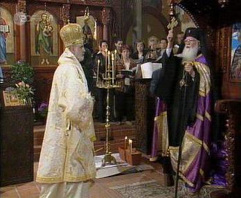 CHRISTUS IST AUFERSTANDEN, Segnung durch Metropolitan Bischof SIMEON