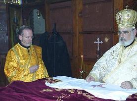 Berlin Bulgar.Church:ALTAR cloth:B.TICHON,D.STEFAN