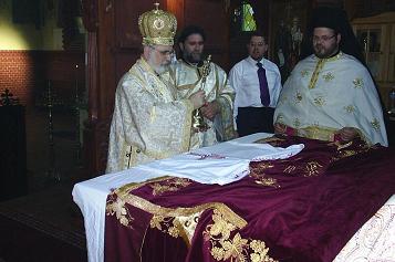 Berlin Bulgar.Church:ALTAR:B.TICHON,D.LJUBOMIR,Prof.SCHALAFOFF,Archim.HARALAMPI